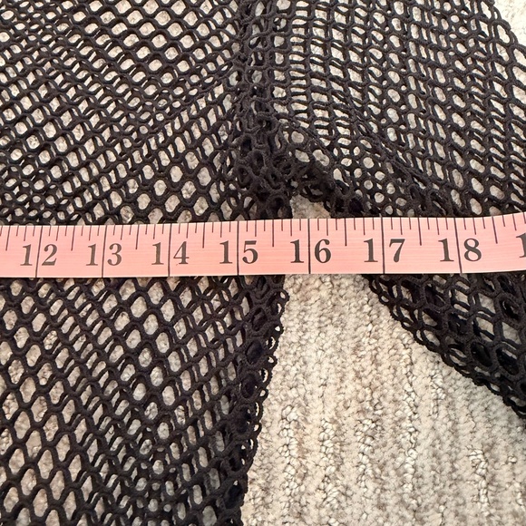 NWOT  DOLCE & GABBANA VTG 1990s Sheer Mesh 3/4 Sleeve Size 44  Goth - Picture 10 of 12